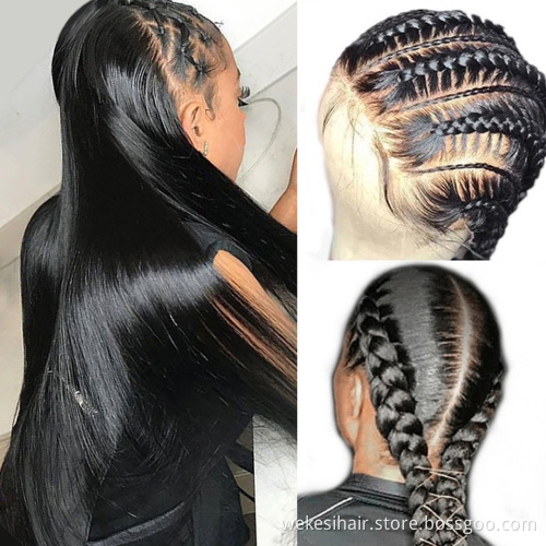 30 32 38 40Inch 360 Frontal Wig Brazilian Bone Straight 13x4 13x6 Lace Frontal Human Hair Wigs 5x5 Lace Closure Wig For Women